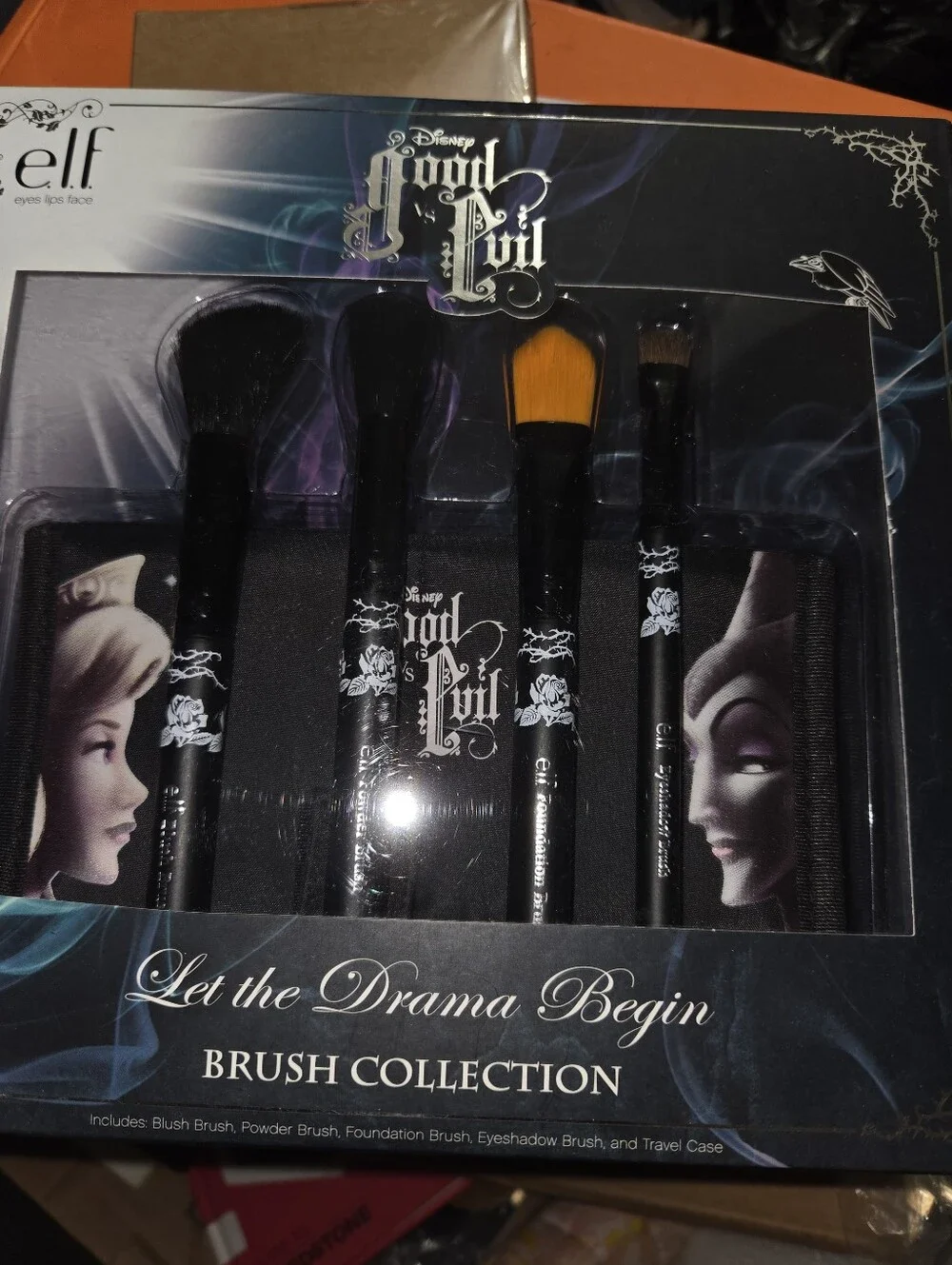 x Disney Good vs Evil Brush Collection - Black